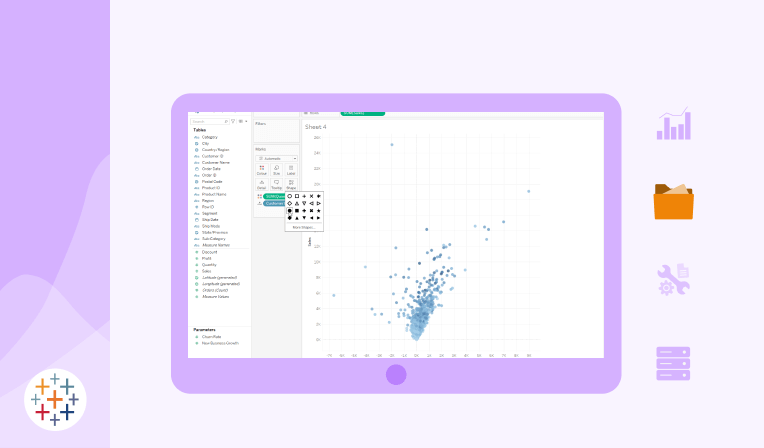 Come realizzare uno Scatter Plot in Tableau