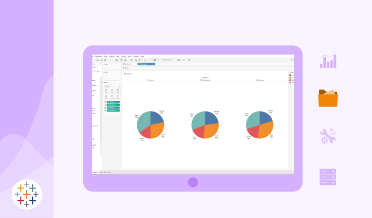 Come realizzare un Grafico a Torta su Tableau