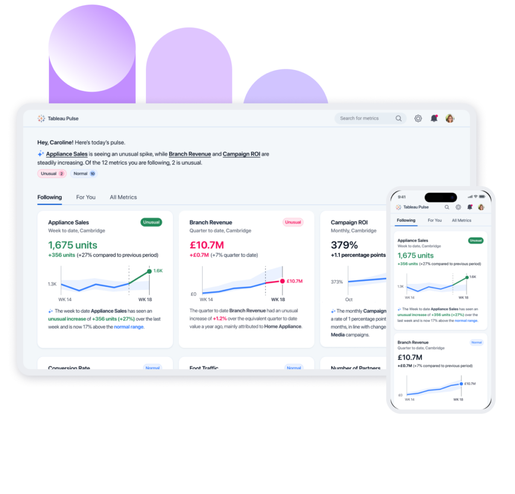 Tableau AI - Pulse