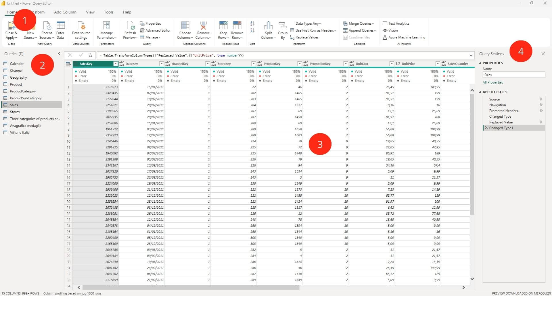 Editor Power Query