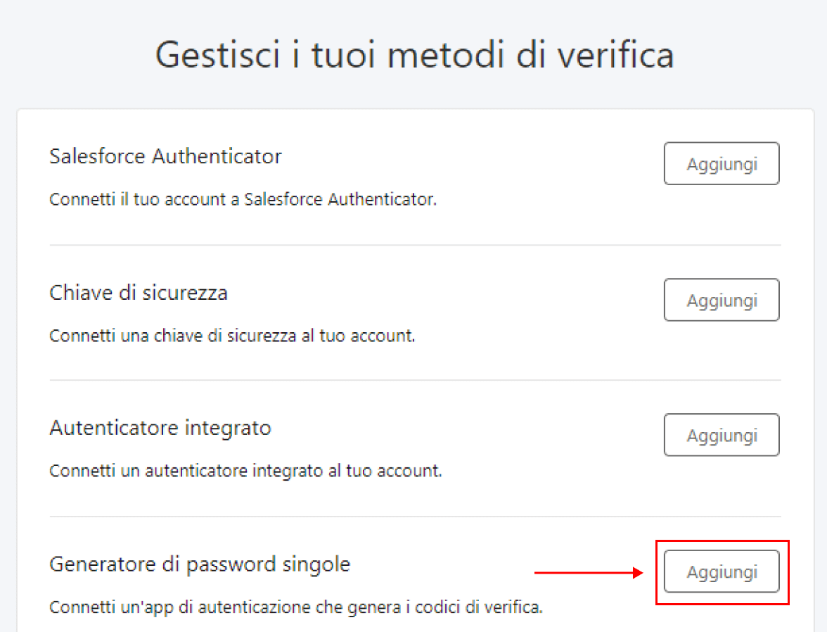 Generatore di password singole