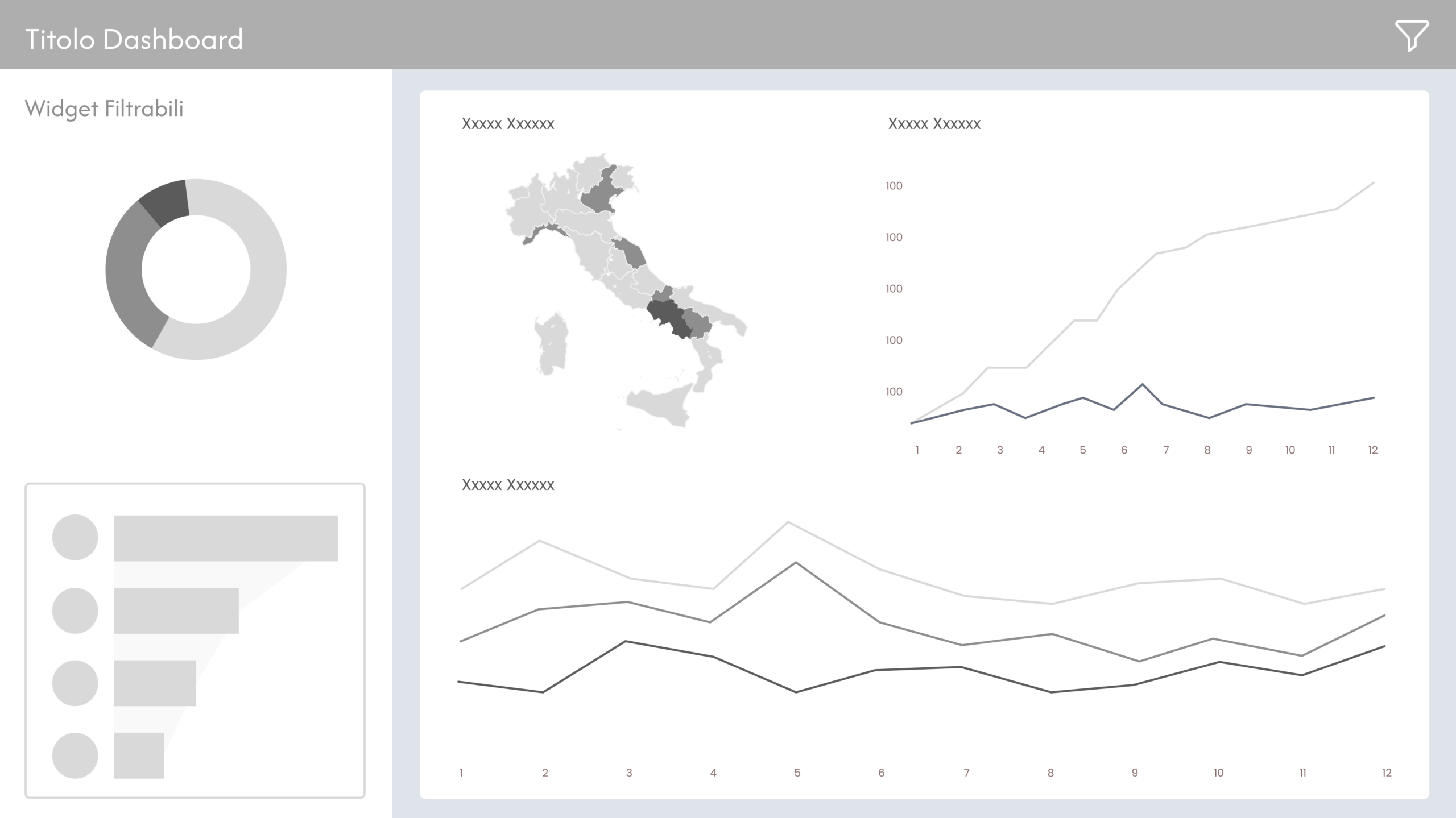 Example: A low-fidelity mockup used to collect feedback on content layout.