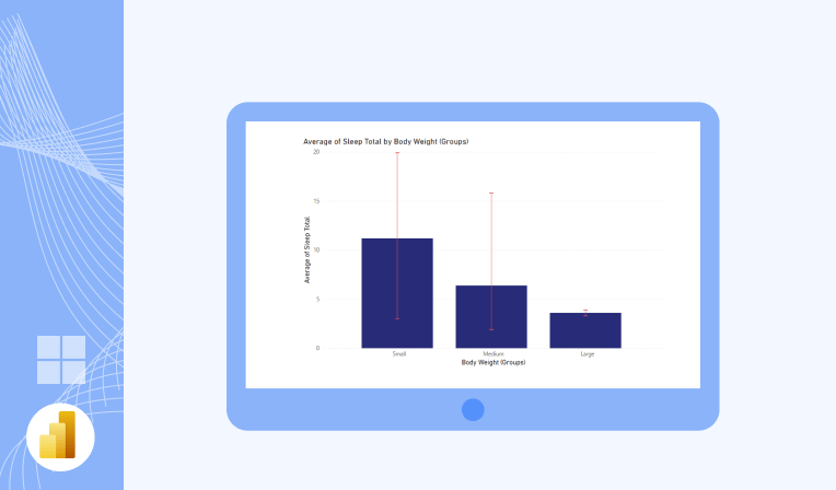 Error Bars in Power BI: cosa sono e come visualizzarle