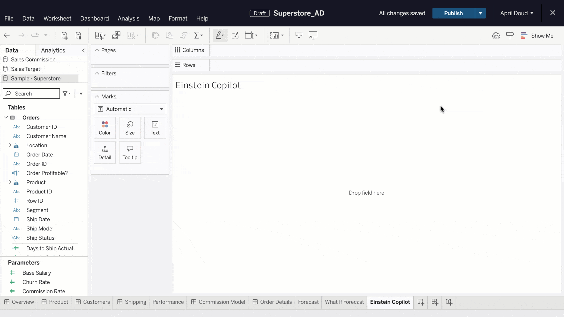 Immagine Einstein Copilot ableau
