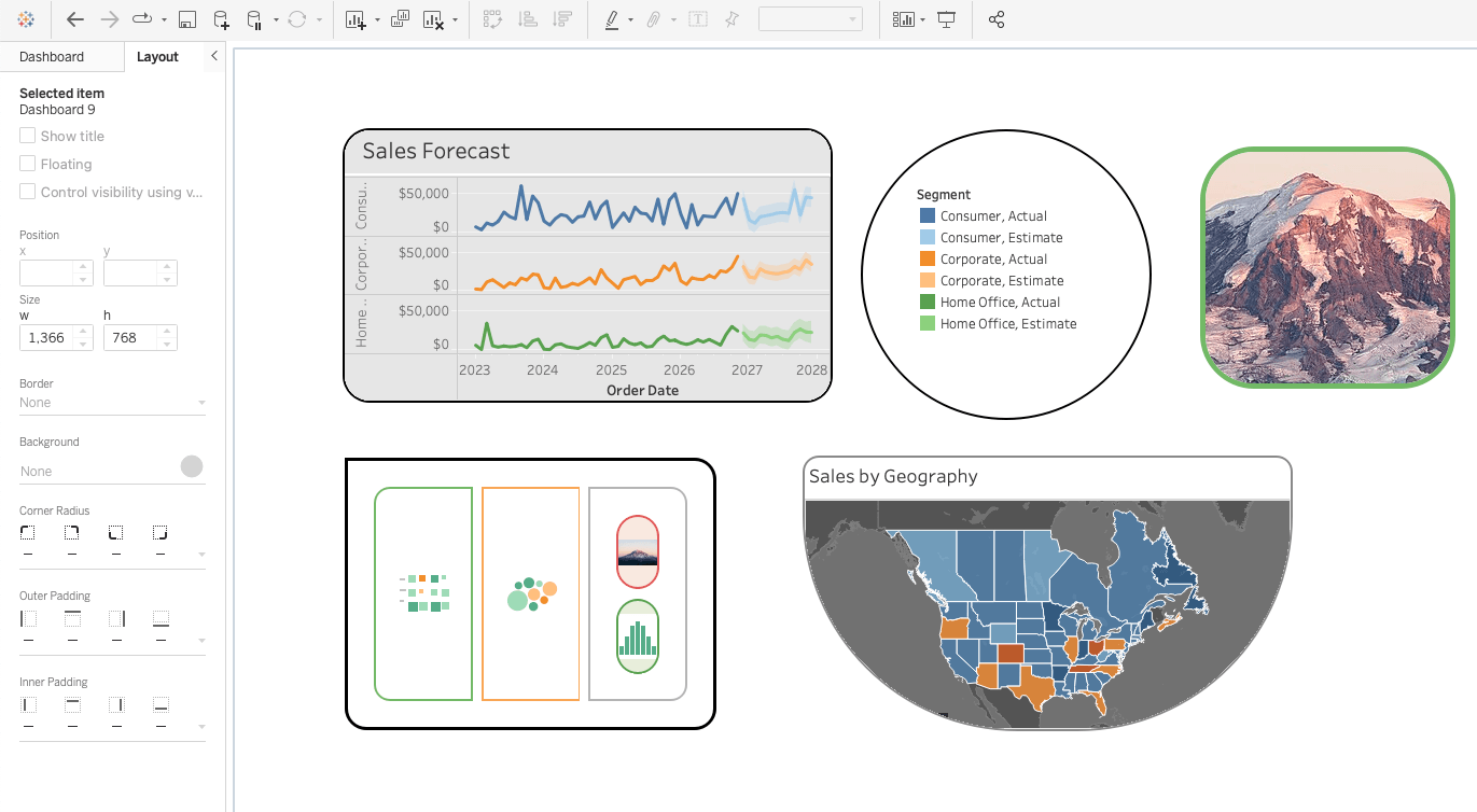 rounded corners in tableau 2026.1